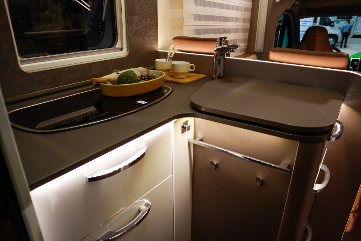 under camper bed storage