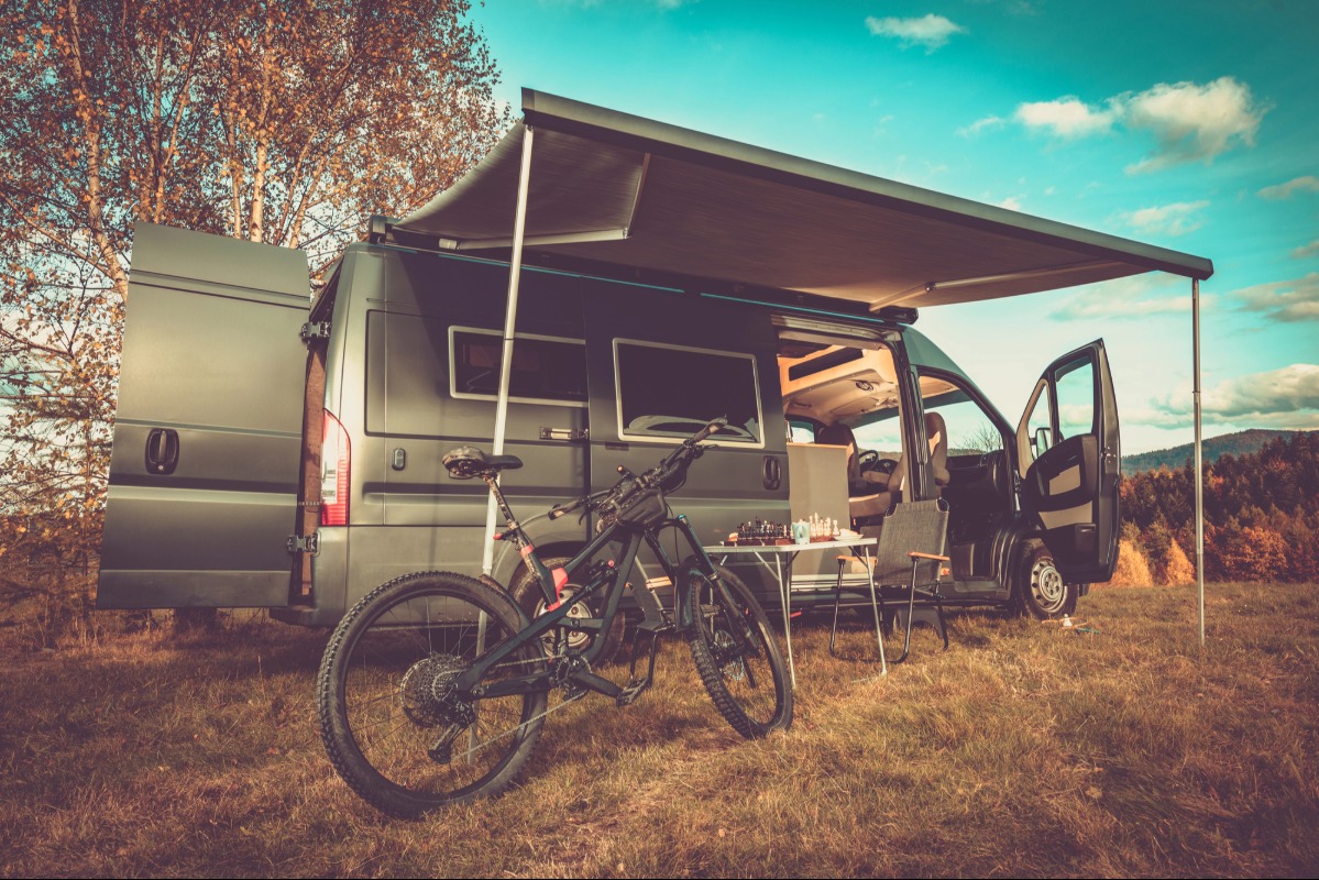 under camper bed storage