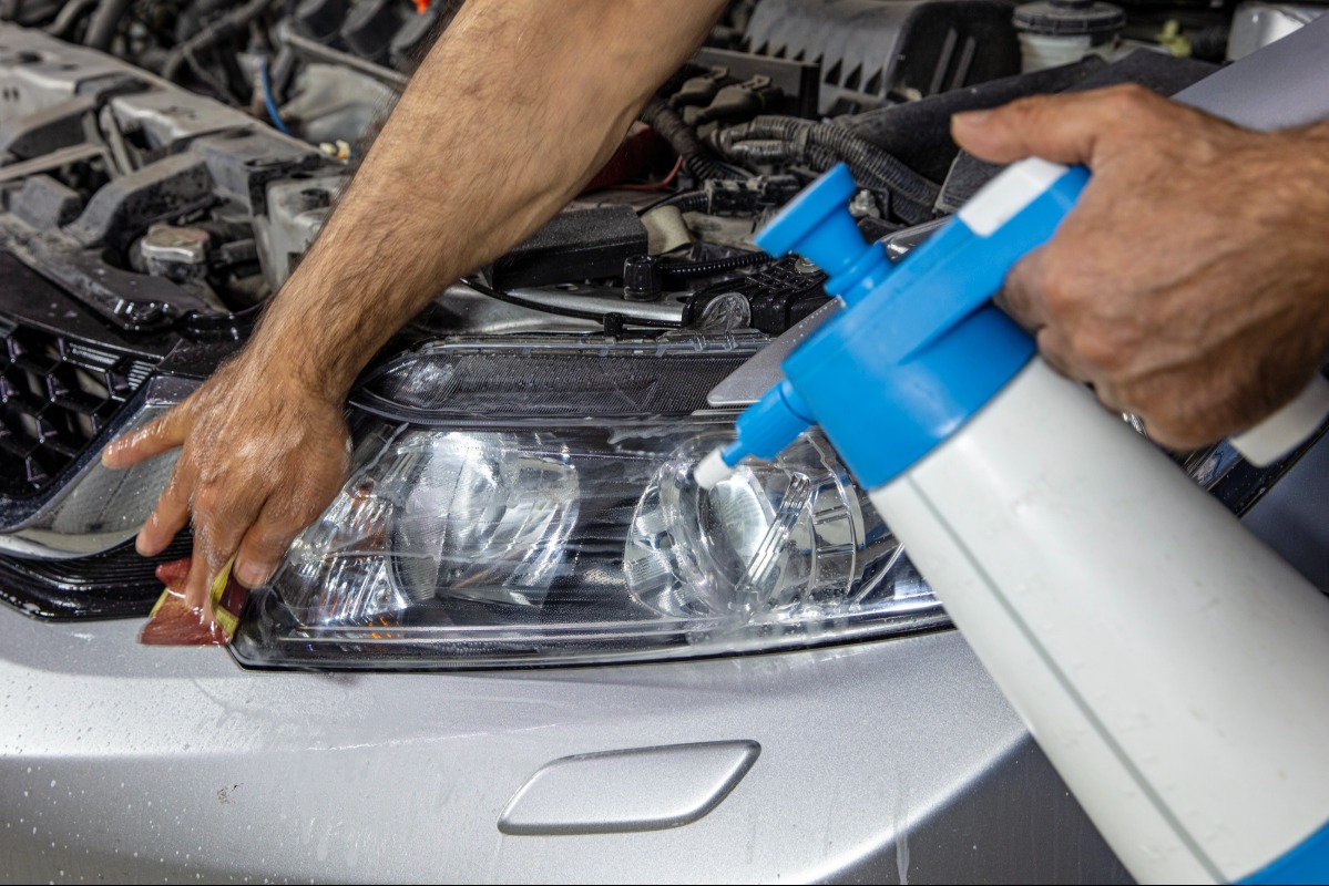 how to clean headlights
